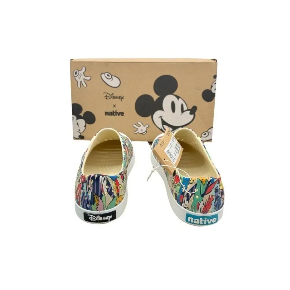 Native Kids X Disney Tropical Mickey Print Kids J4 Jefferson Slip On Shoe